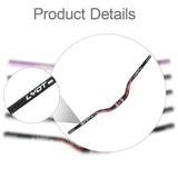 Maxbell Bike Handlebar Replace Part 31.8mm Clamp Dia High Performance Aluminum Alloy Black Red