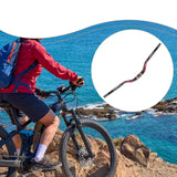 Maxbell Bike Handlebar Replace Part 31.8mm Clamp Dia High Performance Aluminum Alloy Black Red