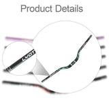 Maxbell Bike Handlebar Replace Part 31.8mm Clamp Dia High Performance Aluminum Alloy Black Blue