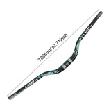 Maxbell Bike Handlebar Replace Part 31.8mm Clamp Dia High Performance Aluminum Alloy Black Blue