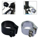 Maxbell Bicycle Seat Tube Clamp Replacement Easy to Install Road Bike Seatpost Clamp Black