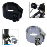 Maxbell Bicycle Seat Tube Clamp Replacement Easy to Install Road Bike Seatpost Clamp Black