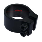 Maxbell Bicycle Seat Tube Clamp Replacement Easy to Install Road Bike Seatpost Clamp Black