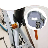 Maxbell Bicycle Seat Tube Clamp Replacement Easy to Install Road Bike Seatpost Clamp Silver