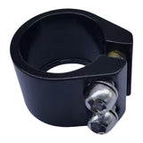 Maxbell Bicycle Seat Post Clamp Easy Installation 1.13 inch Road Bike Seatpost Clamp Black