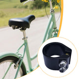 Maxbell Bicycle Seat Post Clamp Easy Installation 1.13 inch Road Bike Seatpost Clamp Black