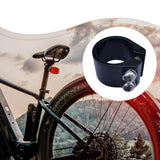 Maxbell Bicycle Seat Post Clamp Easy Installation 1.13 inch Road Bike Seatpost Clamp Black