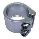 Maxbell Bicycle Seat Post Clamp Easy Installation 1.13 inch Road Bike Seatpost Clamp Silver