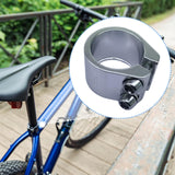 Maxbell Bicycle Seat Post Clamp Easy Installation 1.13 inch Road Bike Seatpost Clamp Silver