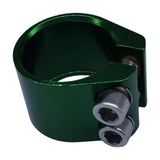 Maxbell Bicycle Seat Post Clamp Easy Installation 1.13 inch Road Bike Seatpost Clamp Green