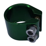 Maxbell Bicycle Seat Post Clamp Easy Installation 1.13 inch Road Bike Seatpost Clamp Green
