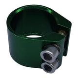 Maxbell Bicycle Seat Post Clamp Easy Installation 1.13 inch Road Bike Seatpost Clamp Green