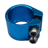 Maxbell Bicycle Seat Post Clamp Easy Installation 1.13 inch Road Bike Seatpost Clamp Blue