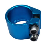 Maxbell Bicycle Seat Post Clamp Easy Installation 1.13 inch Road Bike Seatpost Clamp Blue