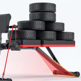 Maxbell Adjustable Weight Bench Utility Heavy Duty Back Hyperextension Workout Bench