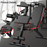 Maxbell Adjustable Weight Bench Utility Heavy Duty Back Hyperextension Workout Bench