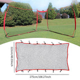 Maxbell Baseball Rebound Net Target Indoor Outdoor Softball Pitching Ball Return Net