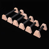 Maxbell 2x Push up Stands Wooden Upper Body Strength Training Home Fitness Equipment 20cm