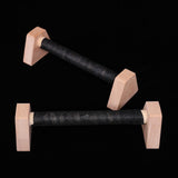 Maxbell 2x Push up Stands Wooden Upper Body Strength Training Home Fitness Equipment 25cm