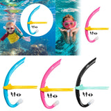 Maxbell Kids Snorkel Snorkeling Gear for Swim Training for Kids Boys Girls Ages 6-10 Blue