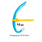 Maxbell Kids Snorkel Snorkeling Gear for Swim Training for Kids Boys Girls Ages 6-10 Blue