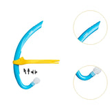 Maxbell Kids Snorkel Snorkeling Gear for Swim Training for Kids Boys Girls Ages 6-10 Blue