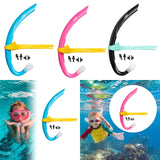 Maxbell Kids Snorkel Snorkeling Gear for Swim Training for Kids Boys Girls Ages 6-10 Blue