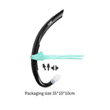 Maxbell Kids Snorkel Snorkeling Gear for Swim Training for Kids Boys Girls Ages 6-10 Black