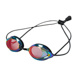 Maxbell Mirror Swim Goggles Wide View Men Women Adjustable Professional Pool Goggles Red