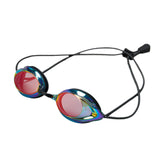Maxbell Mirror Swim Goggles Wide View Men Women Adjustable Professional Pool Goggles Red