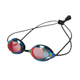 Maxbell Mirror Swim Goggles Wide View Men Women Adjustable Professional Pool Goggles Red