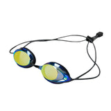 Maxbell Mirror Swim Goggles Wide View Men Women Adjustable Professional Pool Goggles Gold