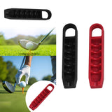 Maxbell Golf Tee Height Adjuster Easy to Use Measuring Device Gift Golf Tee Elevator Black