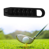 Maxbell Golf Tee Height Adjuster Easy to Use Measuring Device Gift Golf Tee Elevator Black