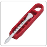 Maxbell Golf Tee Height Adjuster Easy to Use Measuring Device Gift Golf Tee Elevator Red