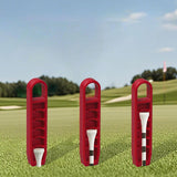 Maxbell Golf Tee Height Adjuster Easy to Use Measuring Device Gift Golf Tee Elevator Red