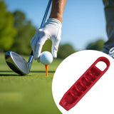 Maxbell Golf Tee Height Adjuster Easy to Use Measuring Device Gift Golf Tee Elevator Red