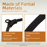 Maxbell Tricep Rope Cable Attachment Tricep Pull Down Attachment for Push Downs Home Style B