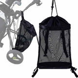 Maxbell Golf Push Cart Storage Bag Golf Balls Outdoor Activities Gift Mesh Organizer