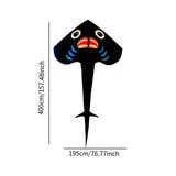 Maxbell Shark Shaped Kite Easy to Fly Relaxing Extra Large for Leisure Beach Playing