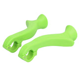 Maxbell 2 Pieces Bicycle Bar Ends Parts Bike Handlebar Grips for Replacement Outdoor Green