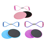 Maxbell Exercise Sliders Equipment Compact Core Sliders for Yoga Pilates Working Out pink
