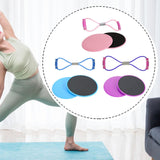 Maxbell Exercise Sliders Equipment Compact Core Sliders for Yoga Pilates Working Out pink