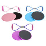 Maxbell Exercise Sliders Equipment Compact Core Sliders for Yoga Pilates Working Out pink