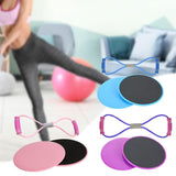 Maxbell Exercise Sliders Equipment Compact Core Sliders for Yoga Pilates Working Out pink