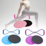 Maxbell Exercise Sliders Equipment Compact Core Sliders for Yoga Pilates Working Out pink