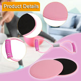 Maxbell Exercise Sliders Equipment Compact Core Sliders for Yoga Pilates Working Out pink