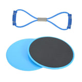 Maxbell Exercise Sliders Equipment Compact Core Sliders for Yoga Pilates Working Out blue