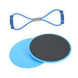 Maxbell Exercise Sliders Equipment Compact Core Sliders for Yoga Pilates Working Out blue