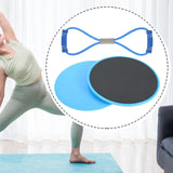 Maxbell Exercise Sliders Equipment Compact Core Sliders for Yoga Pilates Working Out blue